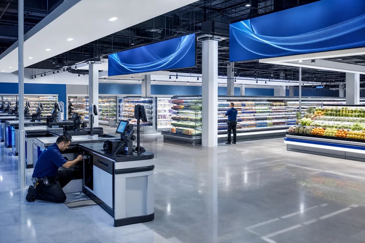 Turnkey store opening