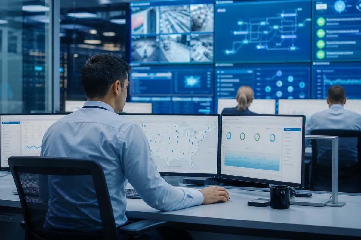Monitoring a chain of stores